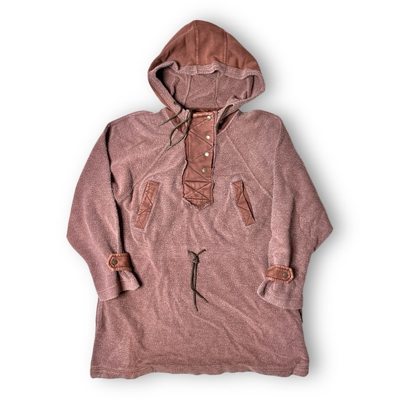 Free People x We The Free Sadie Surplus Slouchy Longline Knit Jacket - Picture 4 of 5